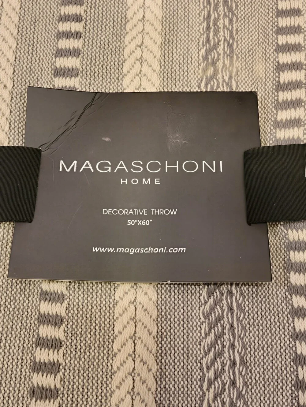 100% Cotton Magaschoni Home Throw Blanket 50
